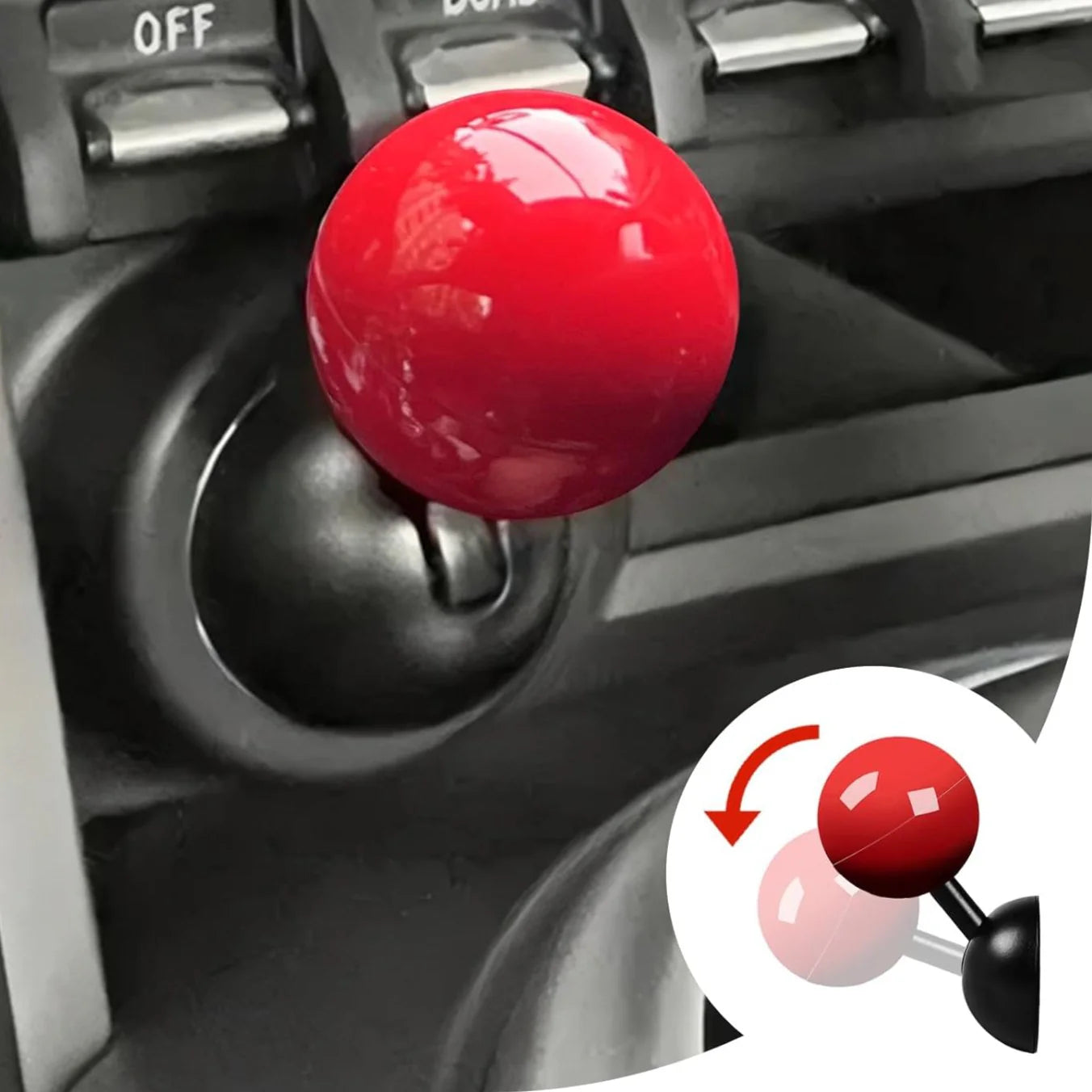 Car Push Start Button Joystick Cover